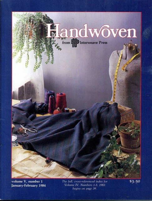 Tejido a mano por Interweave Press 1984 volumen 5 n.o 1-5