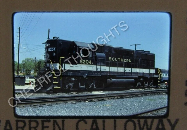 Original '78 Kodachrome Slide SOU Southern 5204 GP38-2    34T52