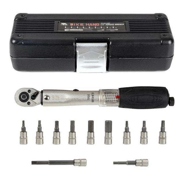 BIKEHAND BICYCLE BIKE Torque Wrench Allen Key Tool Socket Set Kit 2 ...