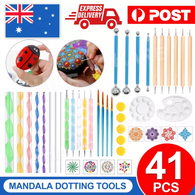 DOT PAINTING TOOLS 13pc Set - Mandala - Happy Dotting Company $26.95 -  PicClick AU