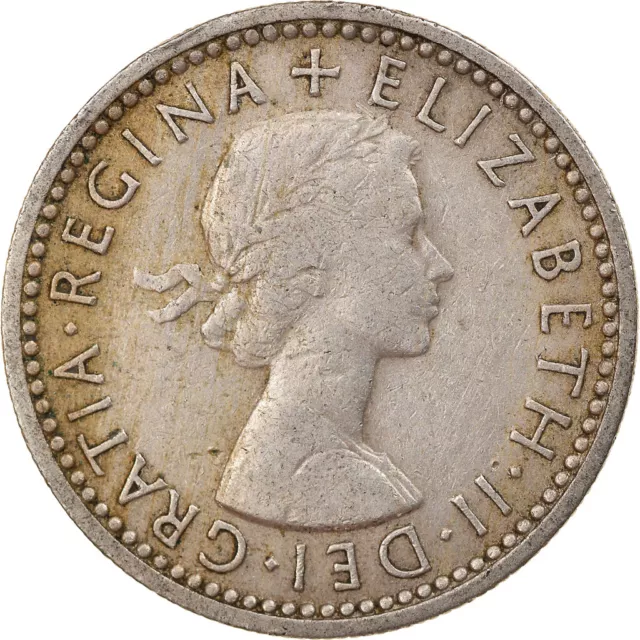 [#746457] Coin, Great Britain, Elizabeth II, 6 Pence, 1959, VF(30-35), Copper-ni
