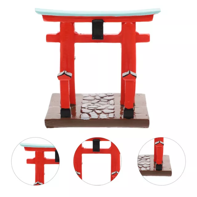 Resin Torii Gate Accessories Shinto Shrine Japanese Ornaments