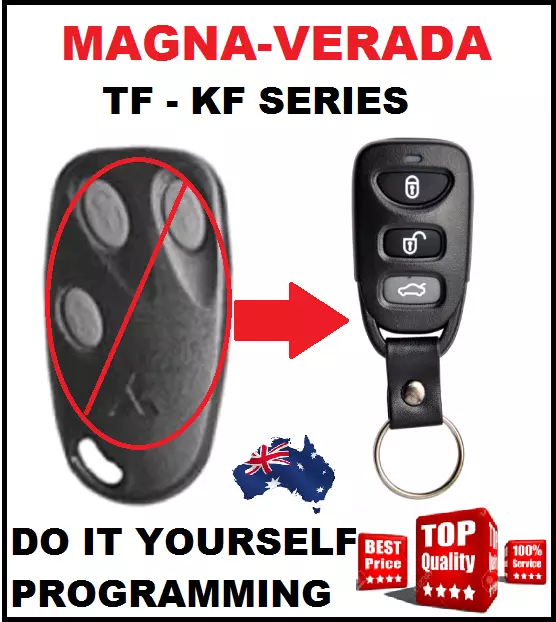 Fits MITSUBISHI MAGNA VERADA TF KF REMOTE KEYLESS ENTRY FOB 1997 - 1999