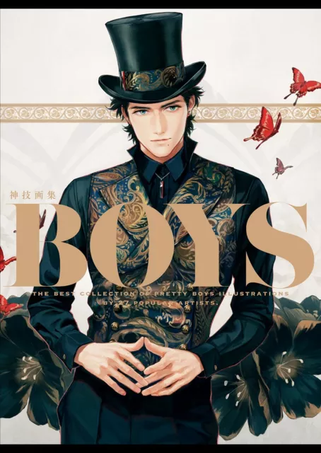 The Best Collection of Pretty Boys Illustration Art 27Artists Japanese Book