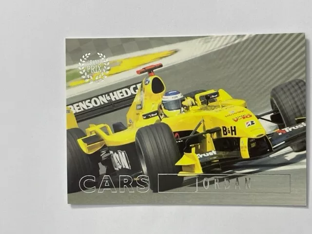 2005 Futera Grand Prix Formula 1 F1 Formel 1 CARS Jordan