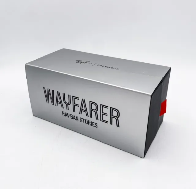 Ray-Ban Stories Wayfarer Smart Glasses 53mm - Matte Black/Dark Grey - BOX ONLY