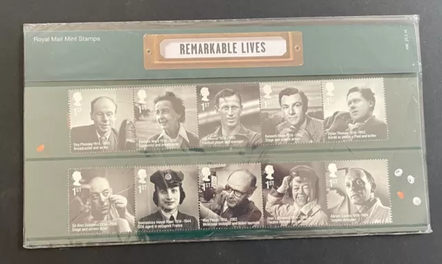 2014 GB Presentation Pack 496 - Remarkable Lives