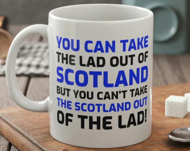 You Can Take The Lad Of Scotland Mug 11oz 330ml Gift For Scottish Boyfriend Husb