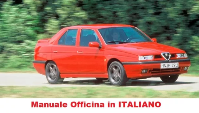 Alfa Romeo 155 (1992/1998) Manuale Officina Riparazione ITALIANO