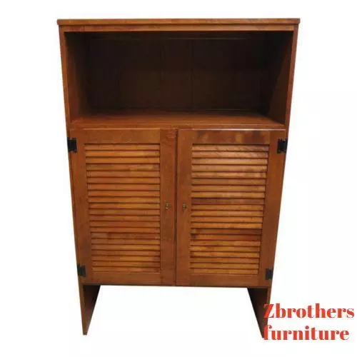 Ethan Allen Nutmeg Room Plan Crp Heirloom Dresser Book shelf Hutch Top Tv  #N