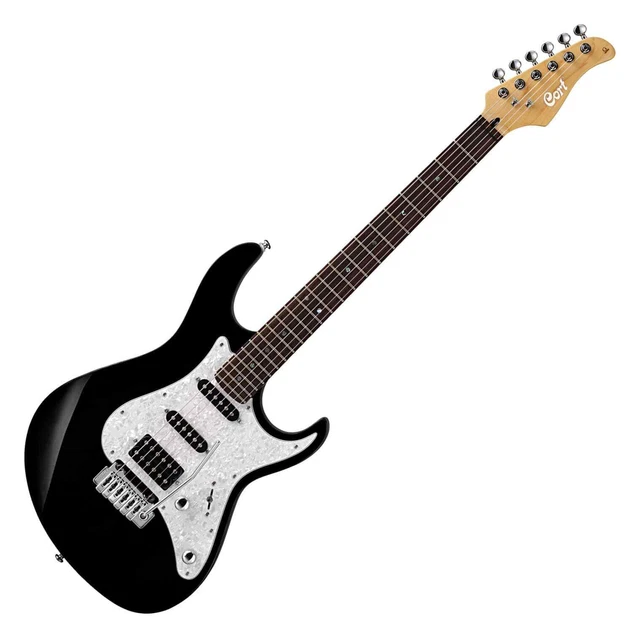 Cort G250 Black E-Gitarre Linde Ahorn Tremolo HSS Humbucker Single Coil Schwarz