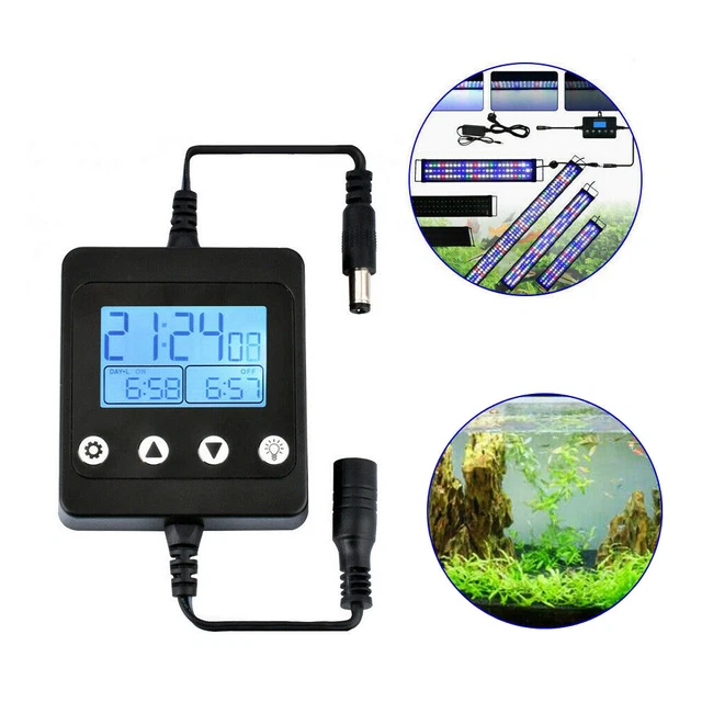 Aquarium LED Light Timer Dimmer Controller For Fish Tank Light Dimming System