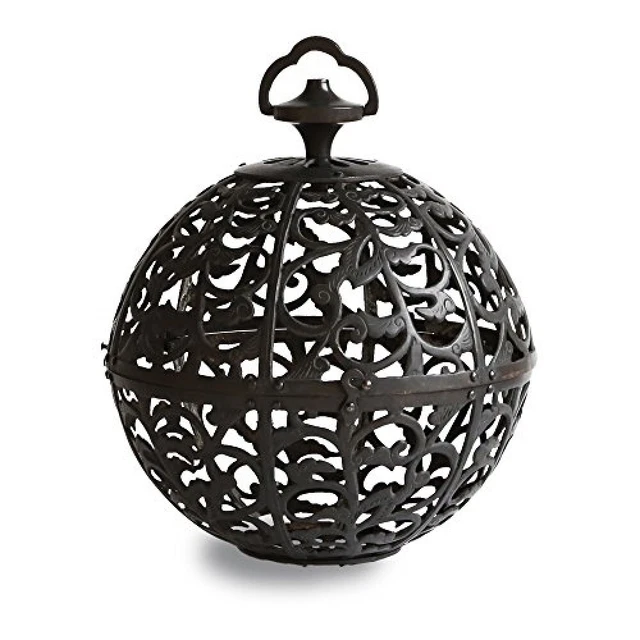 Toro Japanese Bronze Hanging Lantern Takaoka Craft Sukashi Karakusa F/S