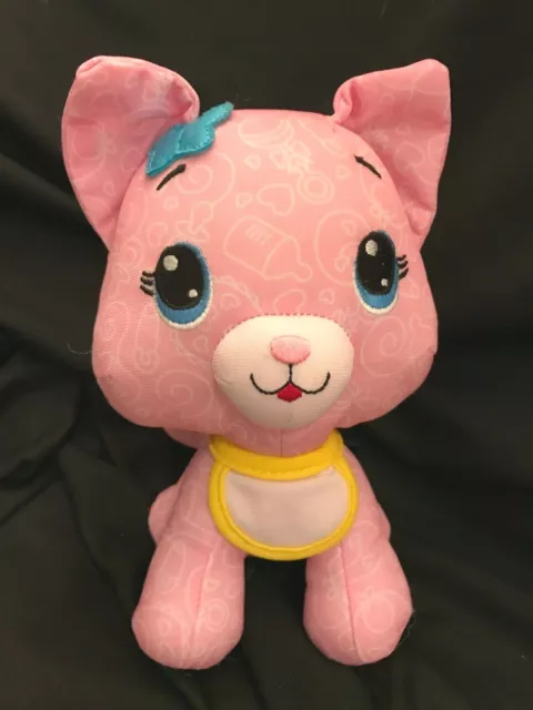 Fisher Price Kitty Cat Kitten Infant Baby Doll Pink Plush Stuffed Toy Gift 7.5”