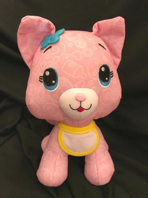 Fisher Price Kitty Cat Kitten Infant Baby Doll Pink Stuffed Plush Toy Gift 7.5”
