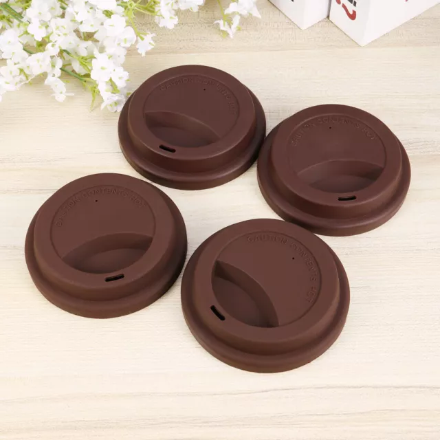 4 Pcs Coperchio Della Tazza Dell'acqua Copertura in Silicone Bere Viaggiare