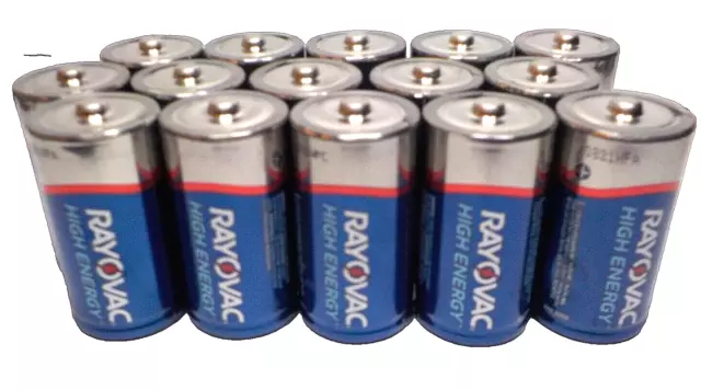 Rayovac C Alkaline Battery 15-Pack expire febuary 2030