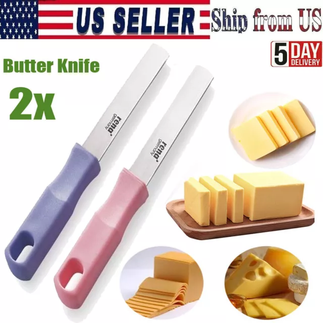 Mini Spatula Butter Cheese Slicer Knife Cake Pastry Spreader Stainless  Steel
