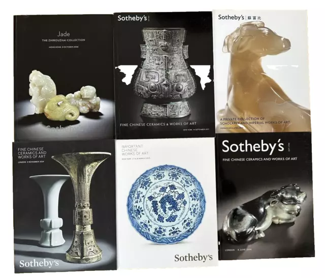 Sotheby's Chinese Ceramics Jades Bronzes Works of Art Auction Catalogs