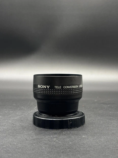 SONY TELE CONVERSION Lens X2.0 VCL-R2037 JAPAN Leather Case