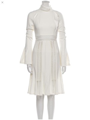 Jonathan Simkhai White knee length dress