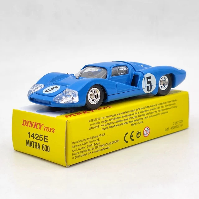 Atlas 1:43 Dinky Toys 1425E MATRA 630 ALLOY Diecast Cars Models Collection Gifts