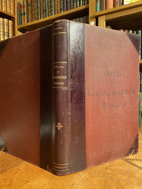Atlas De Géographie Antique Paris 1868 - Environ 105 Cartes Sur 60 Planches, Relié Vers 1950/60, Bon état