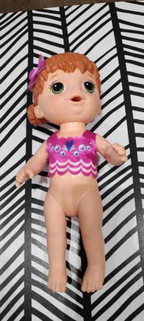 BABY ALIVE SHIMMER N Splash Mermaid Baby Doll Drink And Wet Hasbro