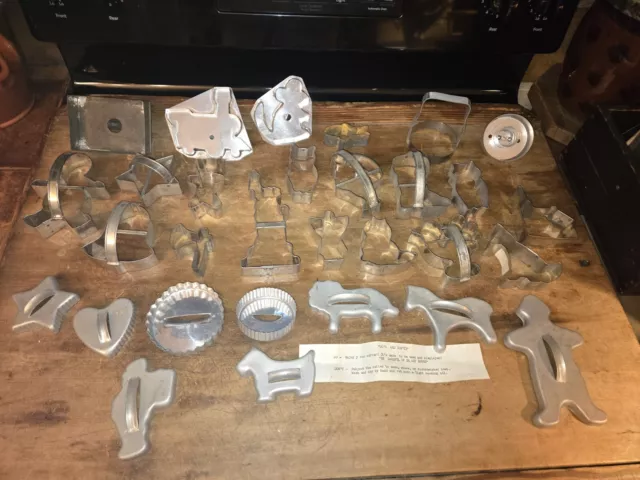 Vintage/Antique Metal Cookie Cutters Lot