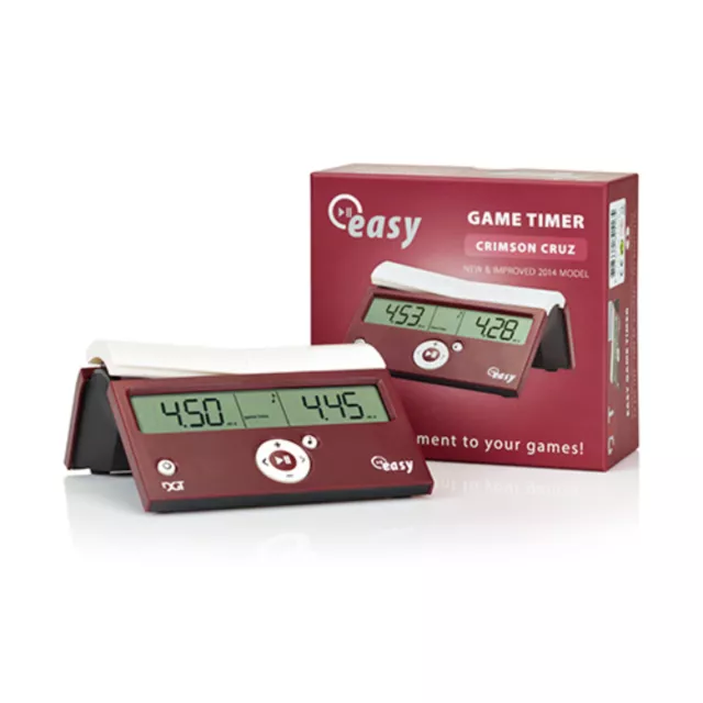 DGT Easy Game Timer and Chess Clock - Crimson Cruz