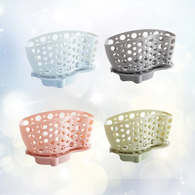 8 Petits Paniers Rangement Plastique Blanc - 20.5x14.5x7.5cm, Avec Poignées - Pour Cuisine, Salle De Bain, Bureau