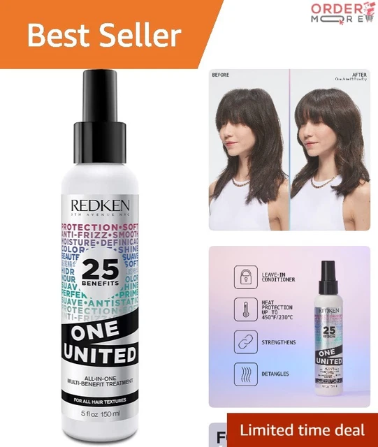 Versatile Leave In Conditioner with Heat Protection - Paraben Free - 147ml