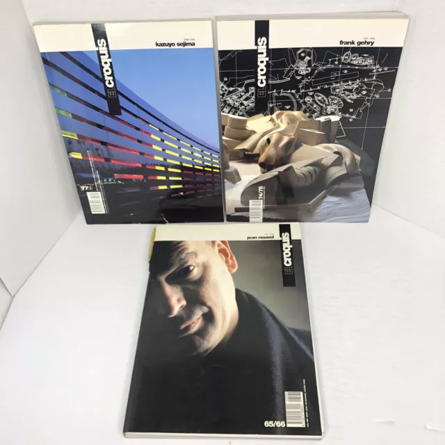 EL CROQUIS MAGAZINE LOT (3) 65/66 Jean Nouvel-74/75 Frank
