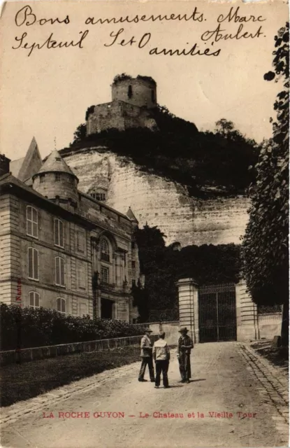 CPA AK La ROCHE-GUYON - Le Chateau et la Vieille Tour (350166)