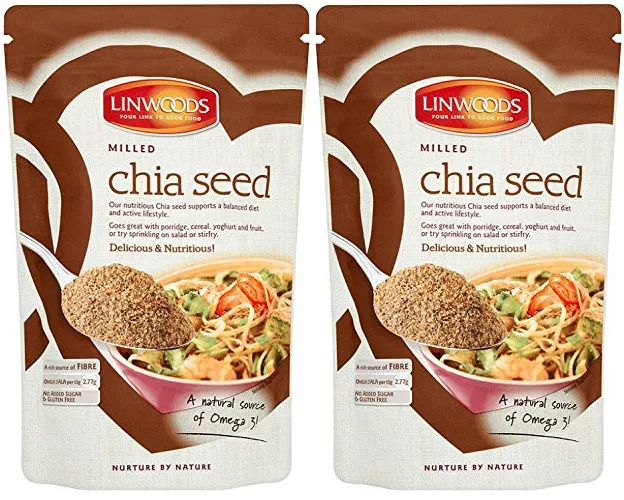 Linwoods Milled Chia Seed 200g (Pack of 2)