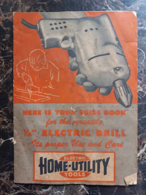 https://www.picclickimg.com/TXcAAOSwzT1kQAj8/Home-Utility-1-4-Electric-Drill-Guide-Book-Vintage.webp