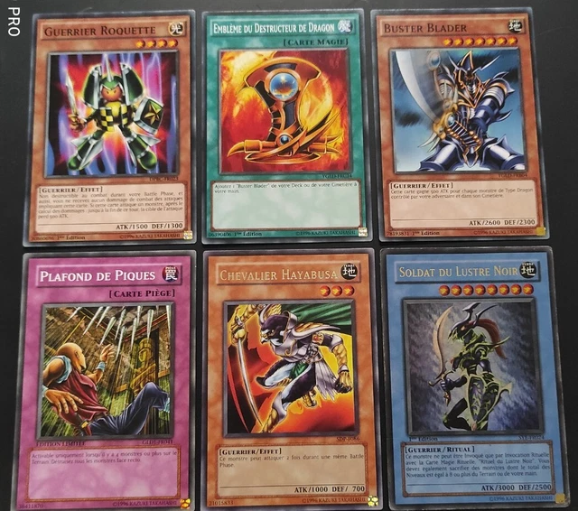 YUGIOH ! LOT De Cartes Soldat Du Lustre Noir 1st Ultra Rare EUR 7,00 PicClick FR
