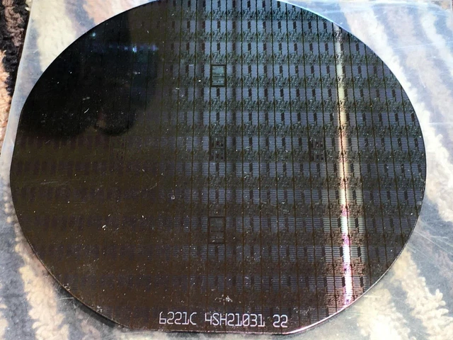 Intersil 4" Silicon Wafer Vintage 1984 Extremely Rare