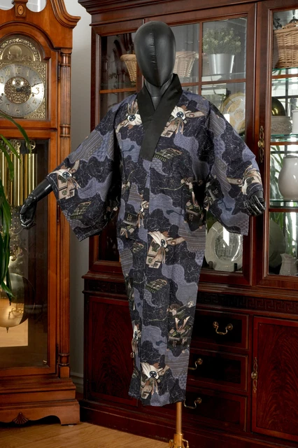 Dear Vanilla Japanese Juban Undergown Men's Kimono Authentic Vintage Japan Made
