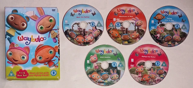 WAYBULOO VOLUME 1 5 DVD Boxset Pipling Children Kids 1 2 3 4 5 waybuloo-volume-1-5-dvd-boxset-pipling-children-kids-1-2-3-4-5