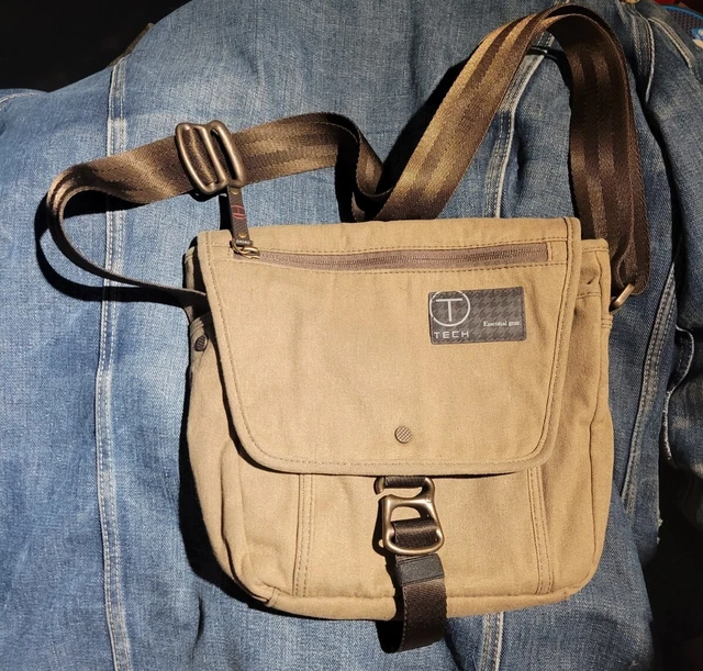 TUMI T-Tech Canvas Crossbody Small Messenger Bag/Purse * 57501KHC * Clean & Rare