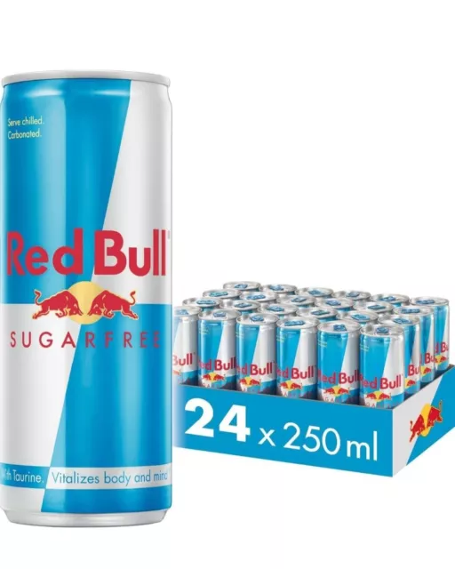 Red Bull sugar free Energy Drink 250 ml  24 Pack