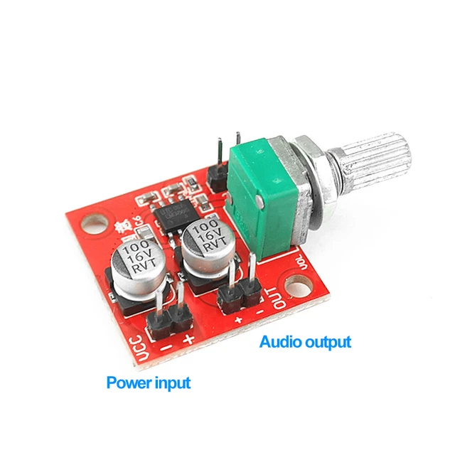 ELECTRET MICROPHONE AMPLIFIER Module LM386 drive earphones small power ...