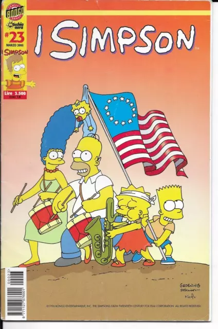 I Simpson - N. 23- Marzo 2000 - Editore Macchia Nera - Bongo Comics - Ottimo