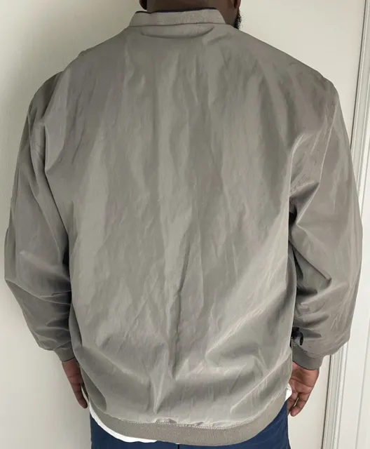 IZOD MENS GOLF Windbreaker Pullover Jacket Extreme Function Long Sleeve ...