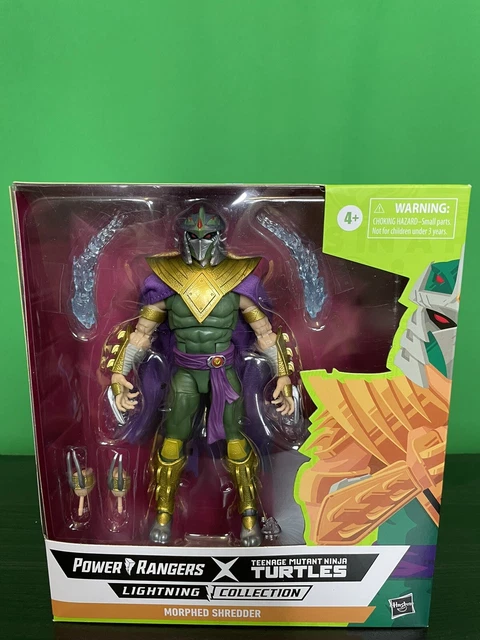 Power Rangers X TMNT Lightning Collection Morphed Shredder Green Ranger MMPR-NEW