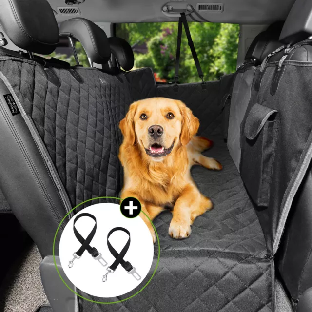 Housse de siège arrière voiture chien banquette imperméable résistante rayures 2