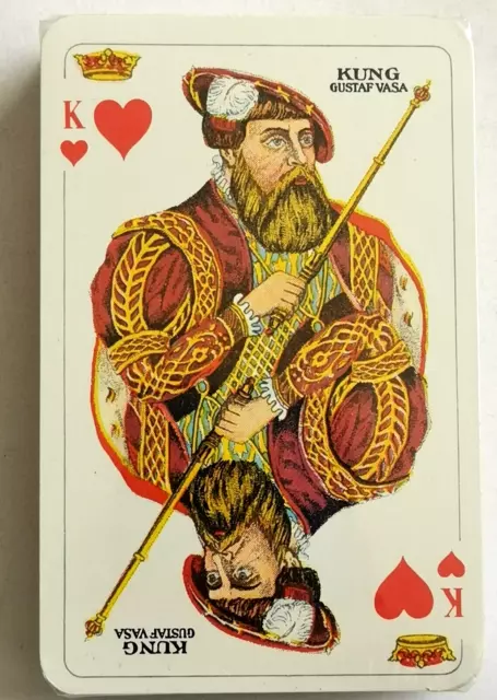 VINTAGE PLAYING CARDS OBERG VASA DYNASTY SEALED NON STANDARD 1960s POSTFREE