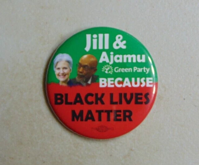 Jill Stein 2016 Third Party campaign pin button political