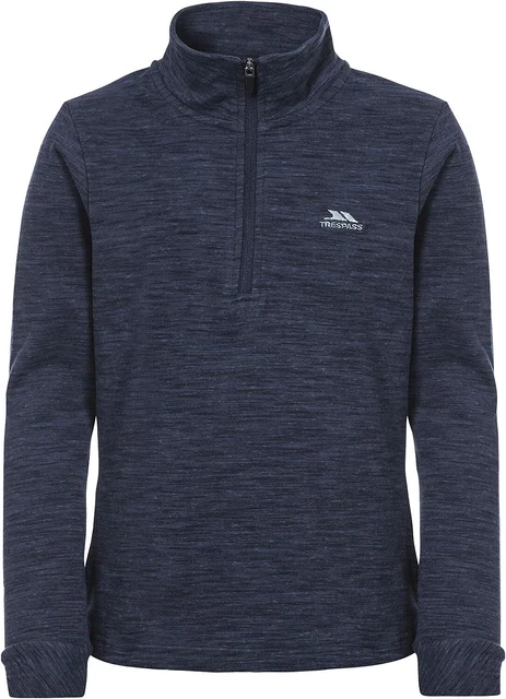 Maglione per bambini Abras Trespass, maglietta a maniche lunghe con felpa, blu,